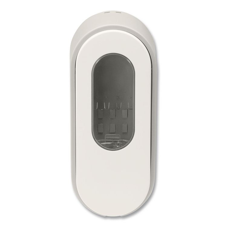 DIAL PROFESSIONAL 34055 Versa Dispenser for Pouch Refills, 15 oz, 3.75 x 3.38 x 8.75, Light Gray/White, 6/Carton