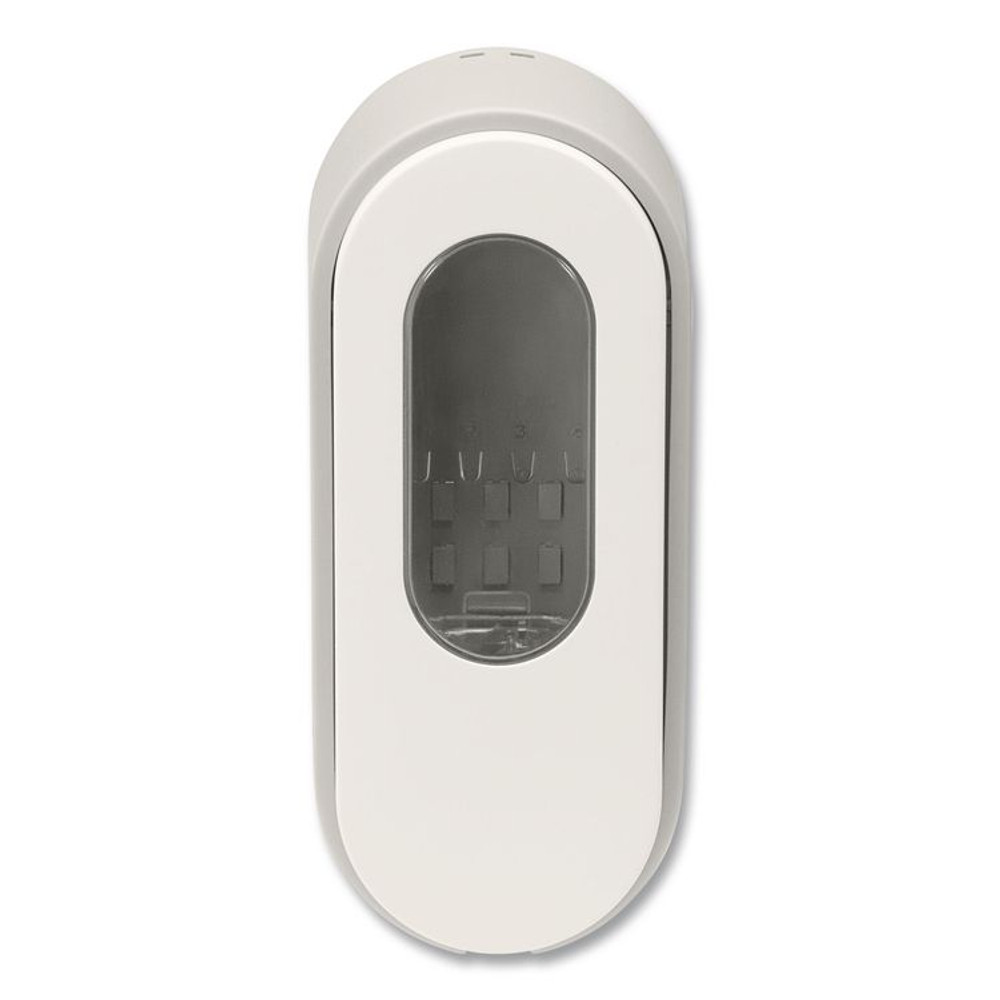 DIAL PROFESSIONAL 34055 Versa Dispenser for Pouch Refills, 15 oz, 3.75 x 3.38 x 8.75, Light Gray/White, 6/Carton