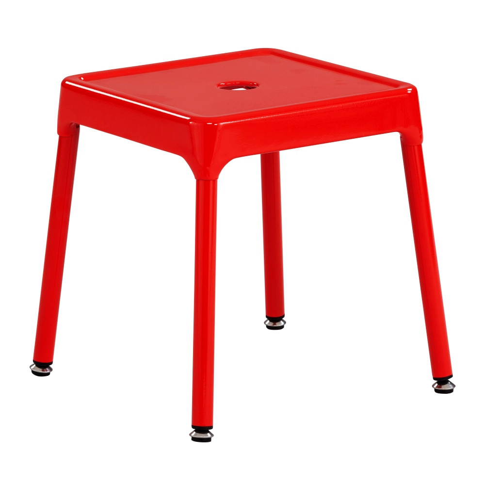 SAFCO PRODUCTS CO 6603RD Safco Small Steel Guest Stool, Red