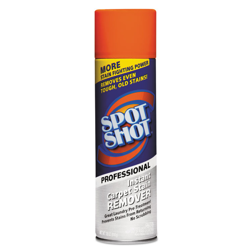 WD-40 009934 Spot Shot Professional Instant Carpet Stain Remover, 18 oz Aerosol Spray, 12/Carton