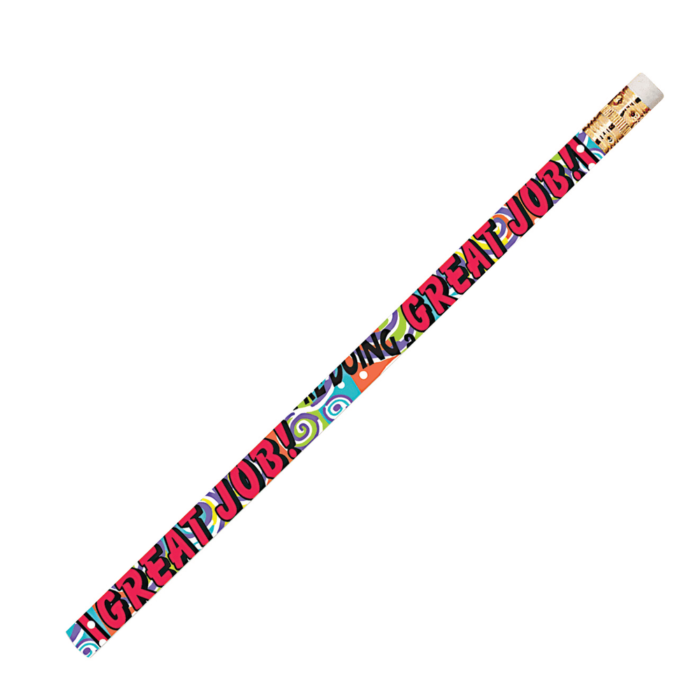 Musgrave Pencil Co. Inc. MUS2469D-12 Musgrave Pencil Co. Motivational Pencils, 2.11 mm, #2 Lead, You're Doing A Great Job, Multicolor, Pack Of 144