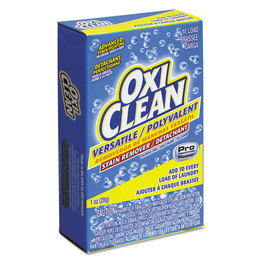 VEND-RITE MANUFACTURING CO OxiClean™ 5165500 Versatile Stain Remover Vend-Box, 1-Load, 1oz Box, 156/Carton