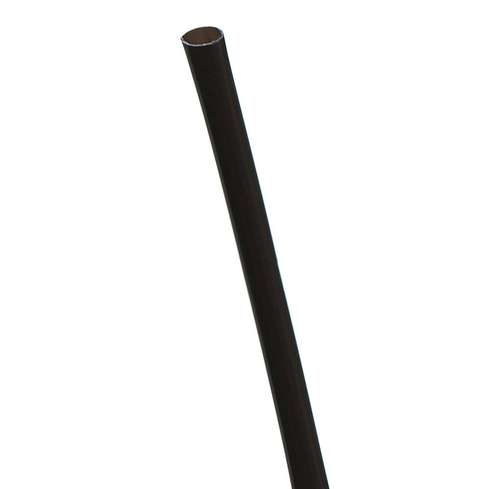ECO-PRODUCTS, INC. Eco-Products EP-ST513  Compostable Straws, Unwrapped, 5-3/4in, 100% Recycled, Black, Case Of 20,000 Straws