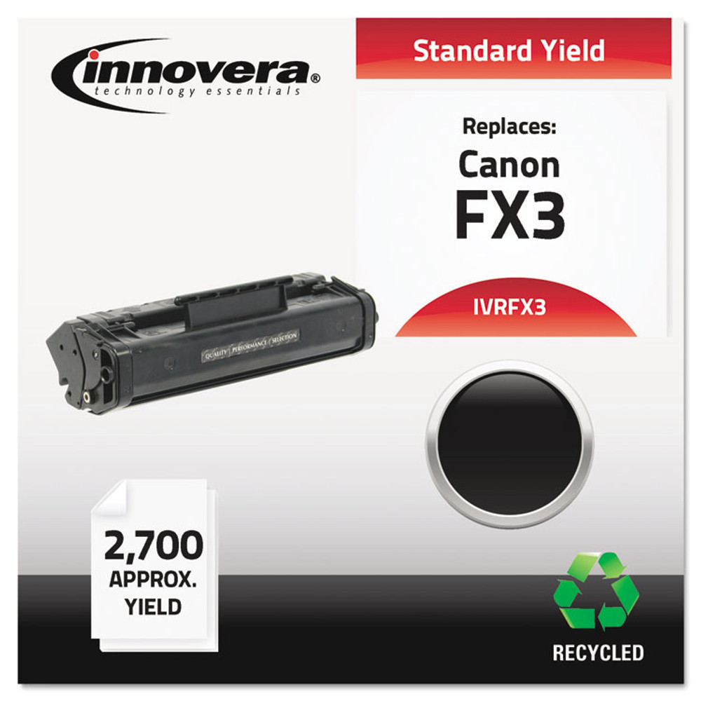 INNOVERA FX3 Remanufactured Black Toner, Replacement for FX-3 (1557A002BA), 2,700 Page-Yield