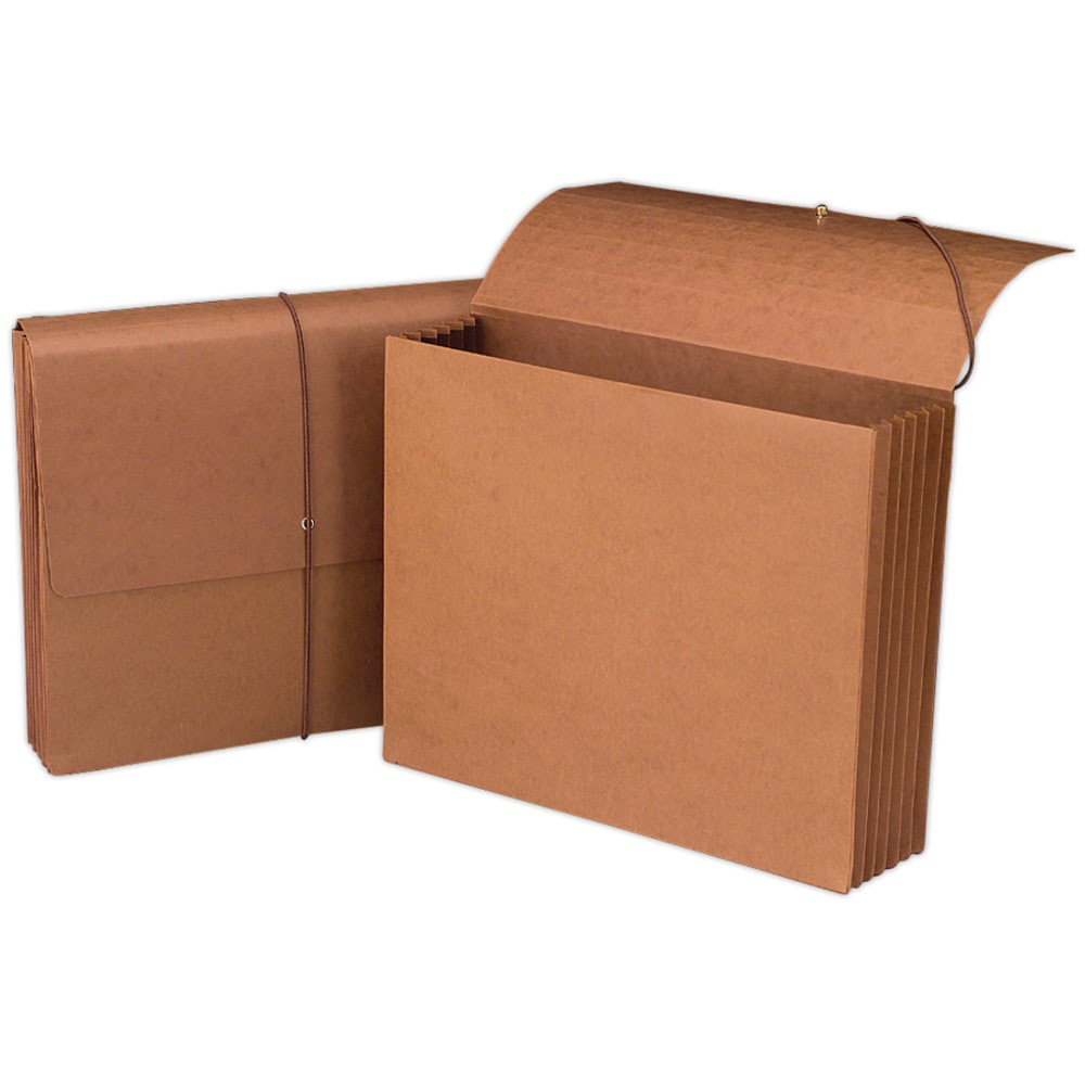 SMEAD MFG CO 1073GL Smead Expanding Wallet, 5 1/4in Expansion, 11 3/4in x 9 1/2in, 30% Recycled, Redrope