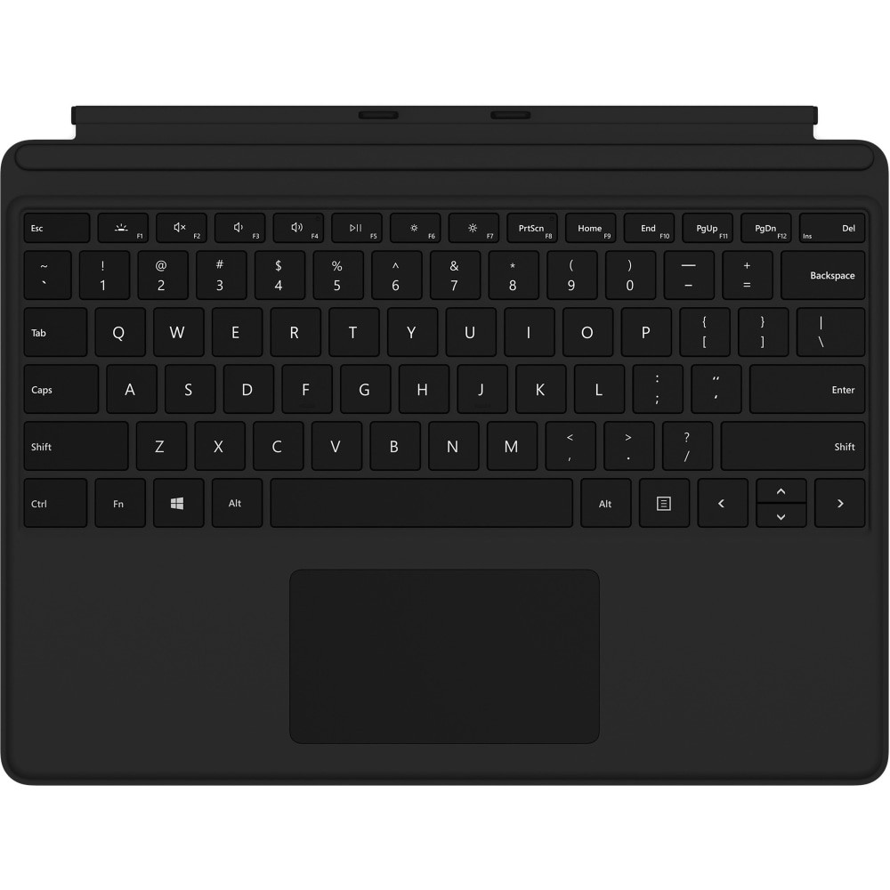 MICROSOFT CORPORATION Microsoft QJX-00001  Surface Pro Keyboard - Keyboard - with trackpad - backlit - QWERTY - US - black - commercial - for Surface Pro 8, Pro 8 for Business, Pro 9, Pro 9 for Business, Pro X, Pro X for Business