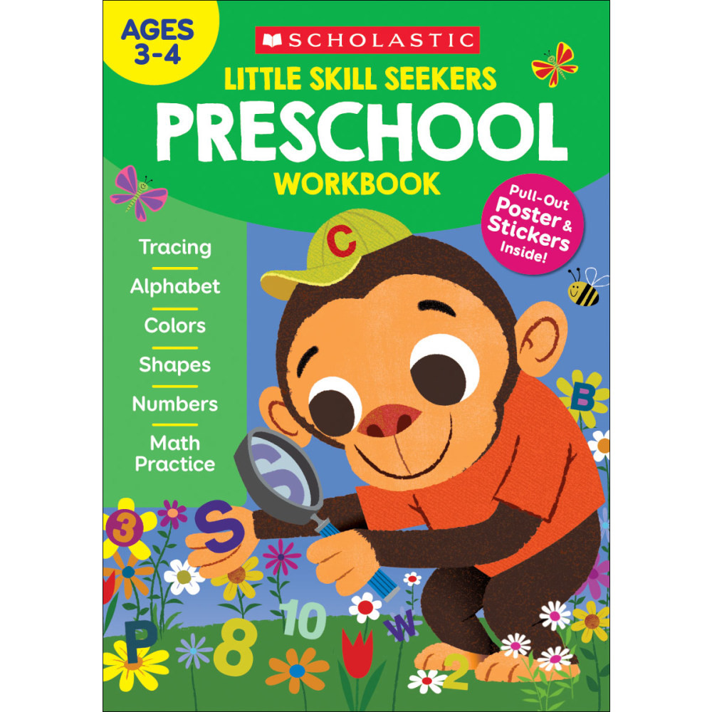 SCHOLASTIC TEACHER RESOURCES 9781338602418 Scholastic Little Skill Seekers: Preschool Workbook