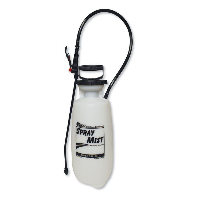 TOLCO CORPORATION 150013 Chemical Resistant Tank Sprayer, 3 gal, 0.63" x 30" Hose, White