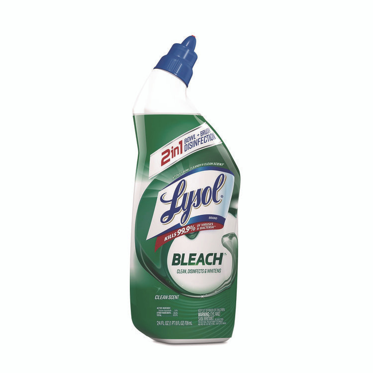 RECKITT BENCKISER LYSOL® Brand 98014 Disinfectant Toilet Bowl Cleaner with Bleach, 24 oz, 9/Carton