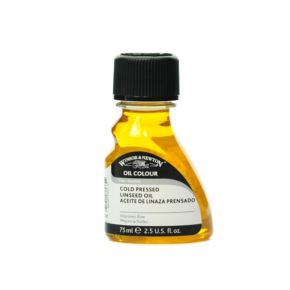 WINSOR & NEWTON Winsor &amp; Newton 3221747 Winsor & Newton Linseed Oil, Cold Pressed, 75mL