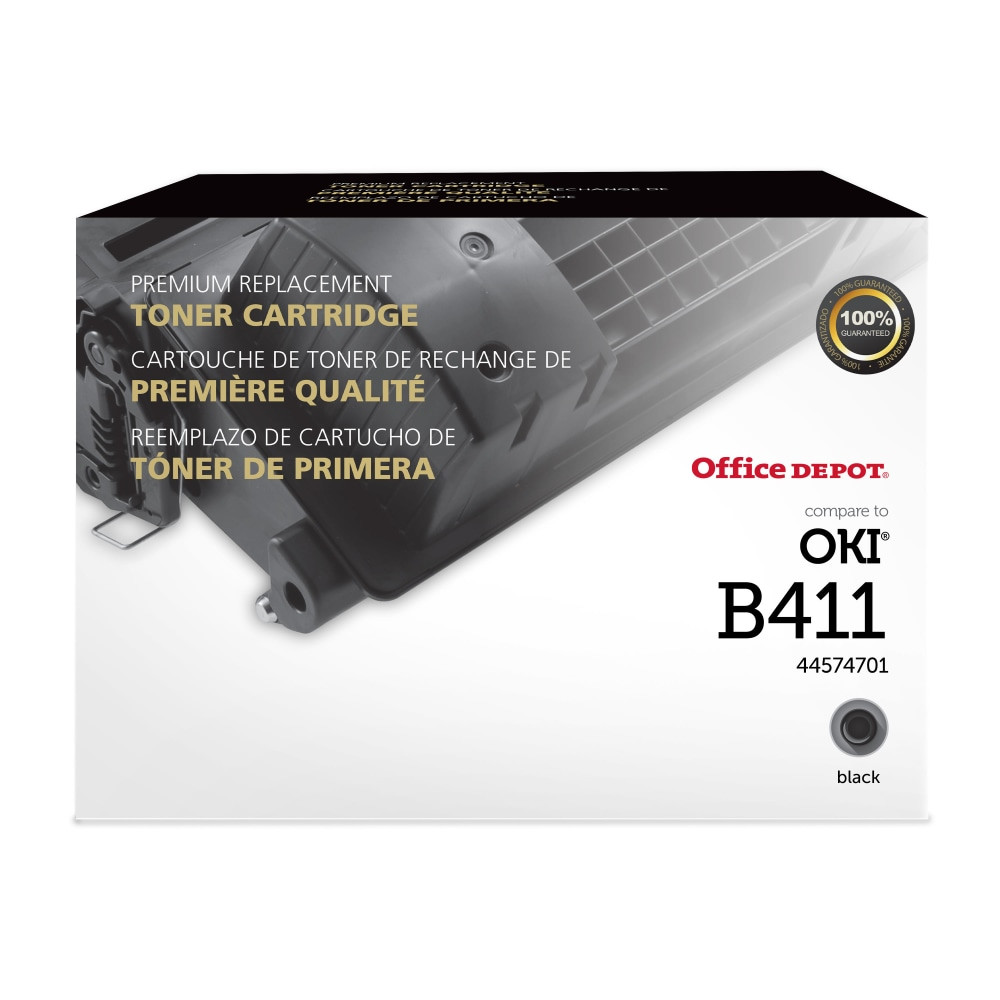 CLOVER TECHNOLOGIES GROUP, LLC Office Depot 200720  Remanufactured Black Toner Cartridge Replacement For OKI B411, ODB411