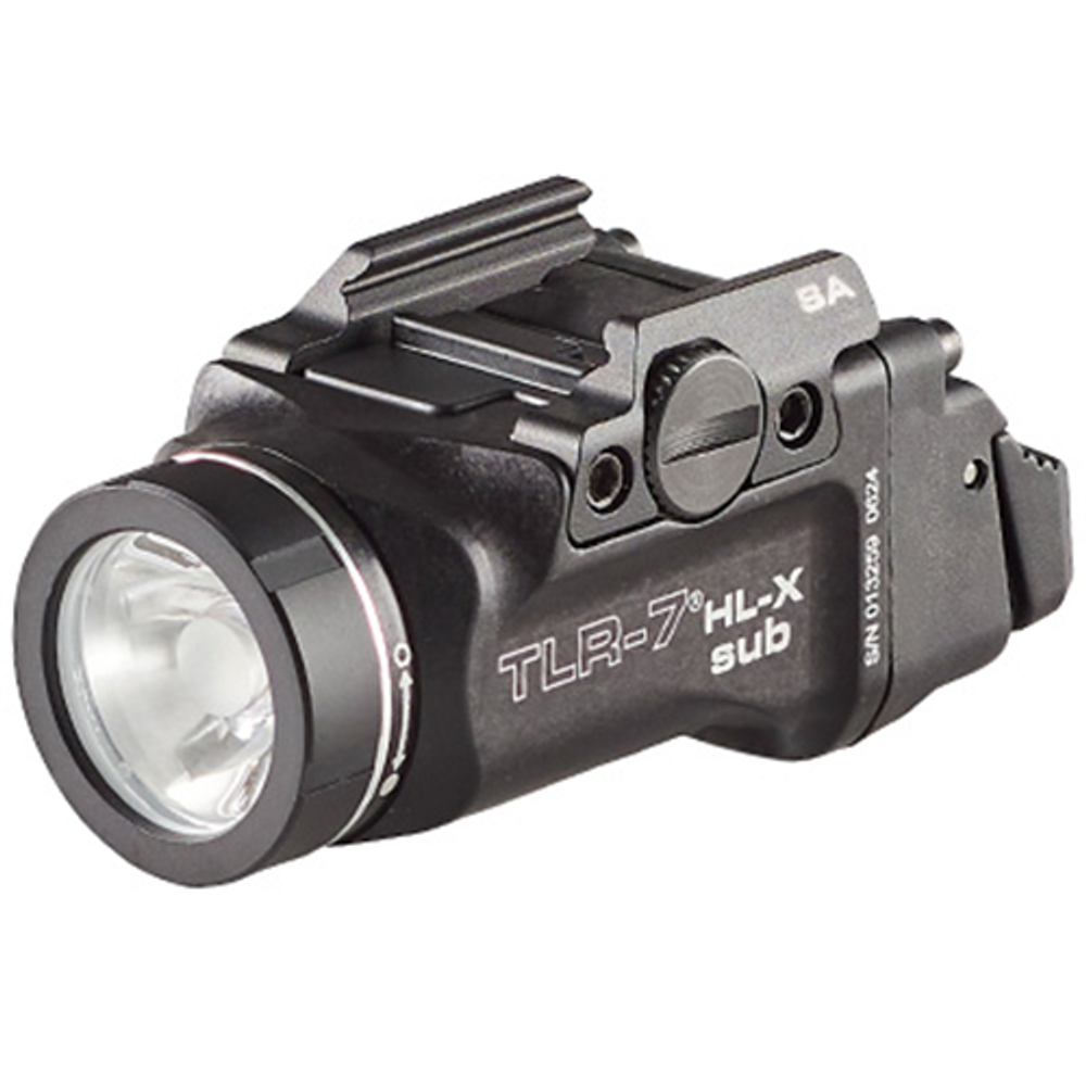 Streamlight 69503 TLR-7 HL-X sub USB (GLOCK 43X/48 MOS | 43X/48 Rail) - Includes mounting kit with key, multi-tool, (1) SL-B9 Li-Ion rechargeable battery pack, and USB-C cord - Black