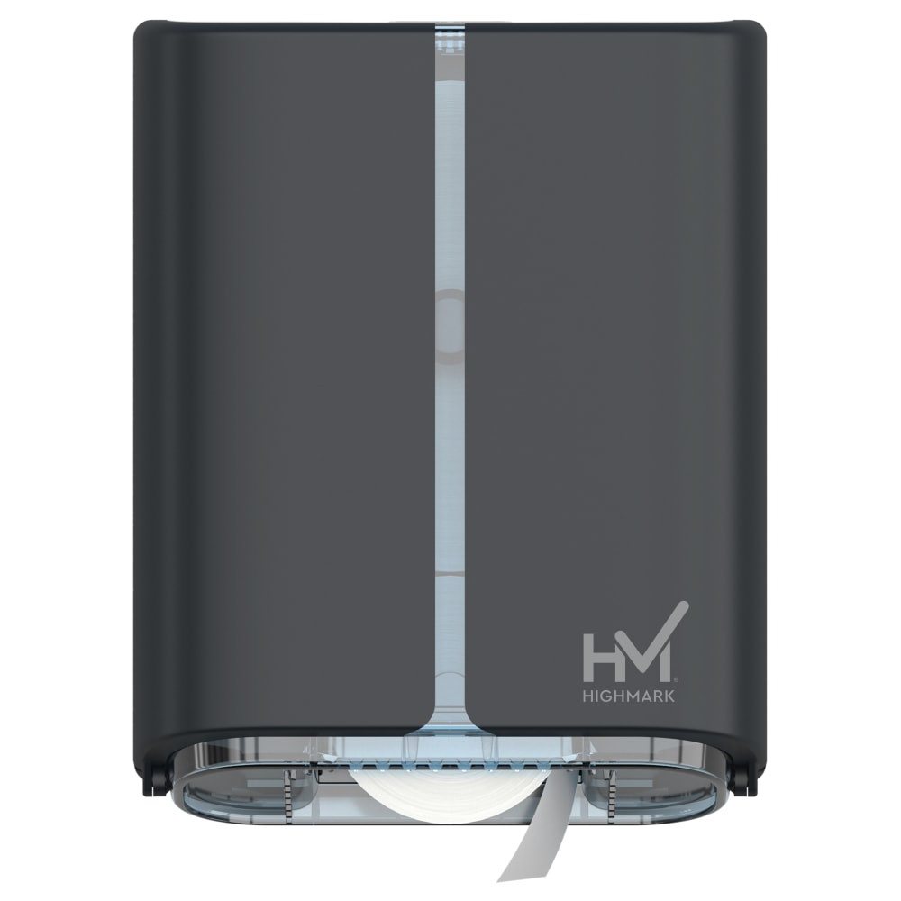 OFFICE DEPOT C382 Highmark Jumbo Bathroom Tissue Dispenser, 1 Roll, 13-3/4inH x 10-3/4inW x 5-5/8inD, Dark Gray