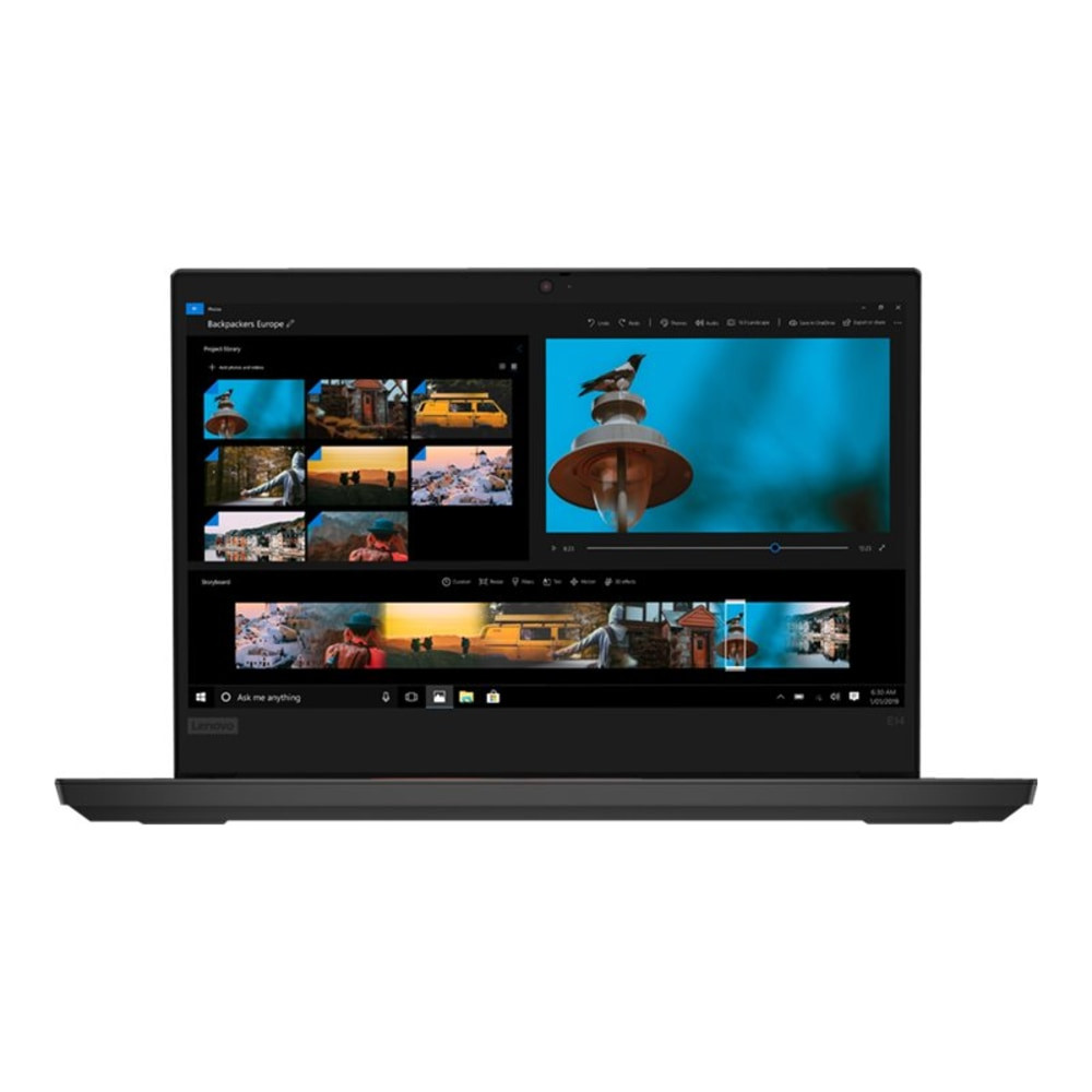 LENOVO, INC. Lenovo 20RA004WUS  ThinkPad E14 20RA004WUS 14in Notebook - 1920 x 1080 - Core i5 i5-10210U - 8 GB RAM - 1 TB HDD - Black - Windows 10 Pro 64-bit - Intel UHD Graphics - In-plane Switching (IPS) Technology - English Keyboard