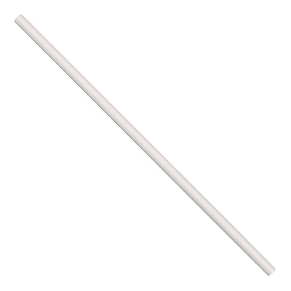 HOFFMASTER GROUP, INC. Hoffmaster 600195  Paper Straws, 7-3/4in, White, Pack Of 4,800 Straws