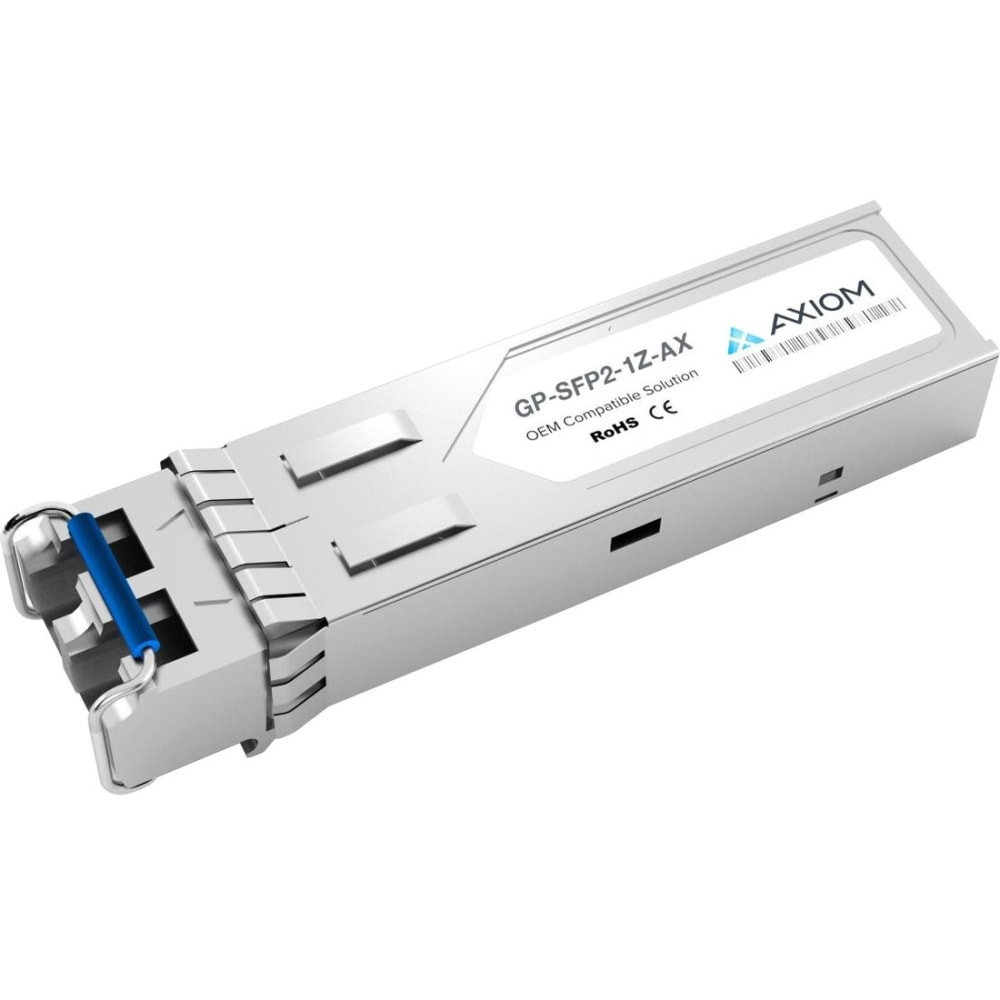 AXIOM MEMORY SOLUTIONS Axiom GP-SFP2-1Z-AX  1000BASE-ZX SFP Transceiver for Force 10 - GP-SFP2-1Z - 100% Force 10 Compatible 1000BASE-ZX SFP