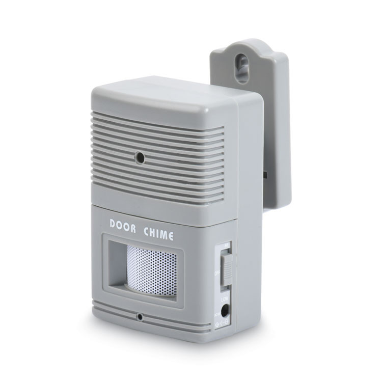 TATCO 15300 Visitor Arrival/Departure Chime, Battery Operated, 2.75 x 2 x 4.25, Gray