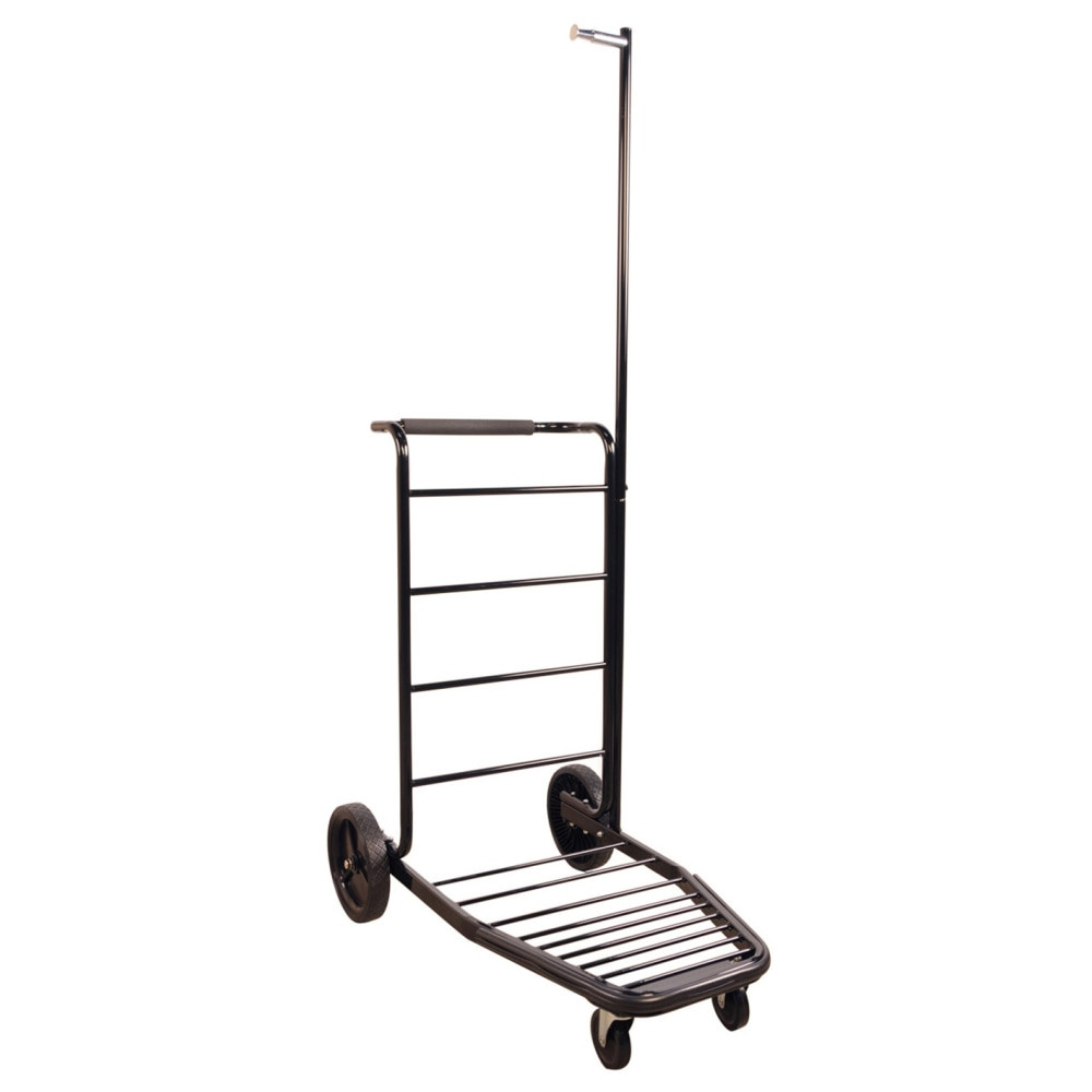 CENTRAL SPECIALTIES CO. 8300-LAB CSL Lug-A-Bout Compact Luggage Cart, 73inH x 23-1/2inW x 37-1/2inD, Black