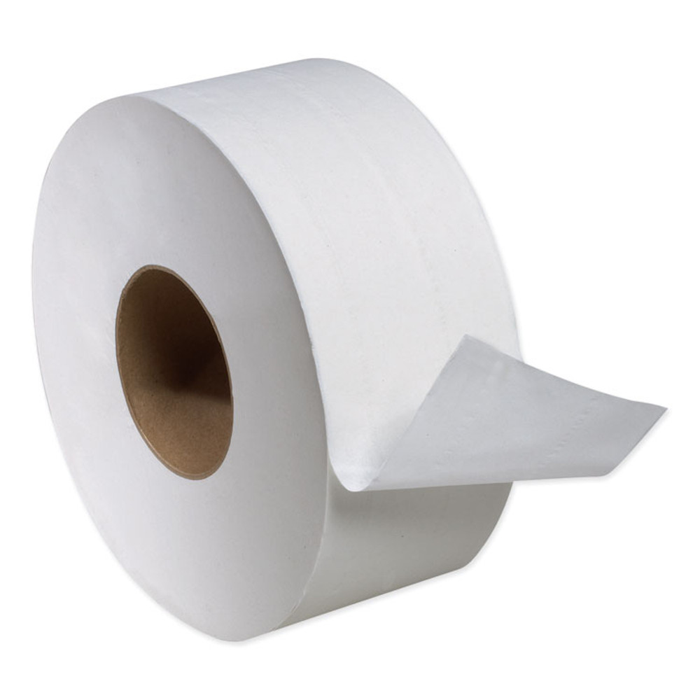 SCA TISSUE Tork® TJ0922A Universal Jumbo Bath Tissue, Septic Safe, 2-Ply, 3.48" x 1,000 ft, White, 12 Rolls/Carton