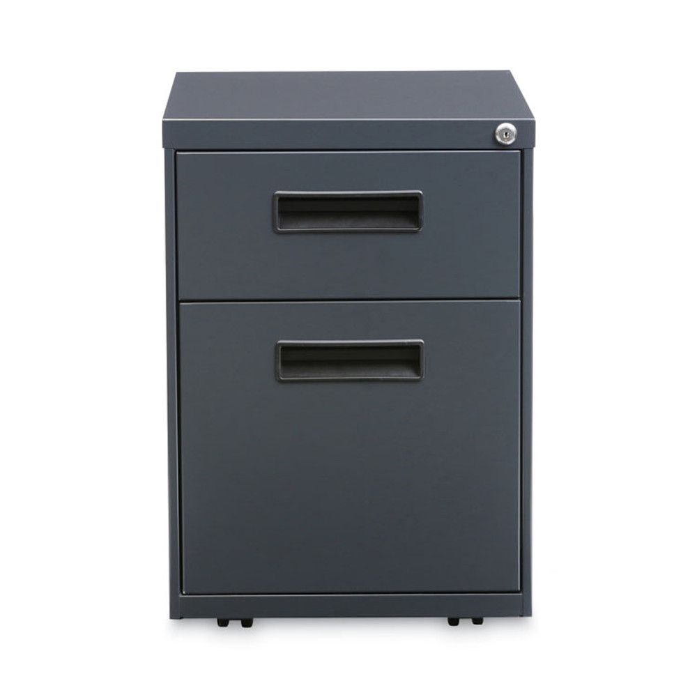 ALERA PABFCH File Pedestal, Left or Right, 2-Drawers: Box/File, Legal/Letter, Charcoal, 14.96" x 19.29" x 21.65"