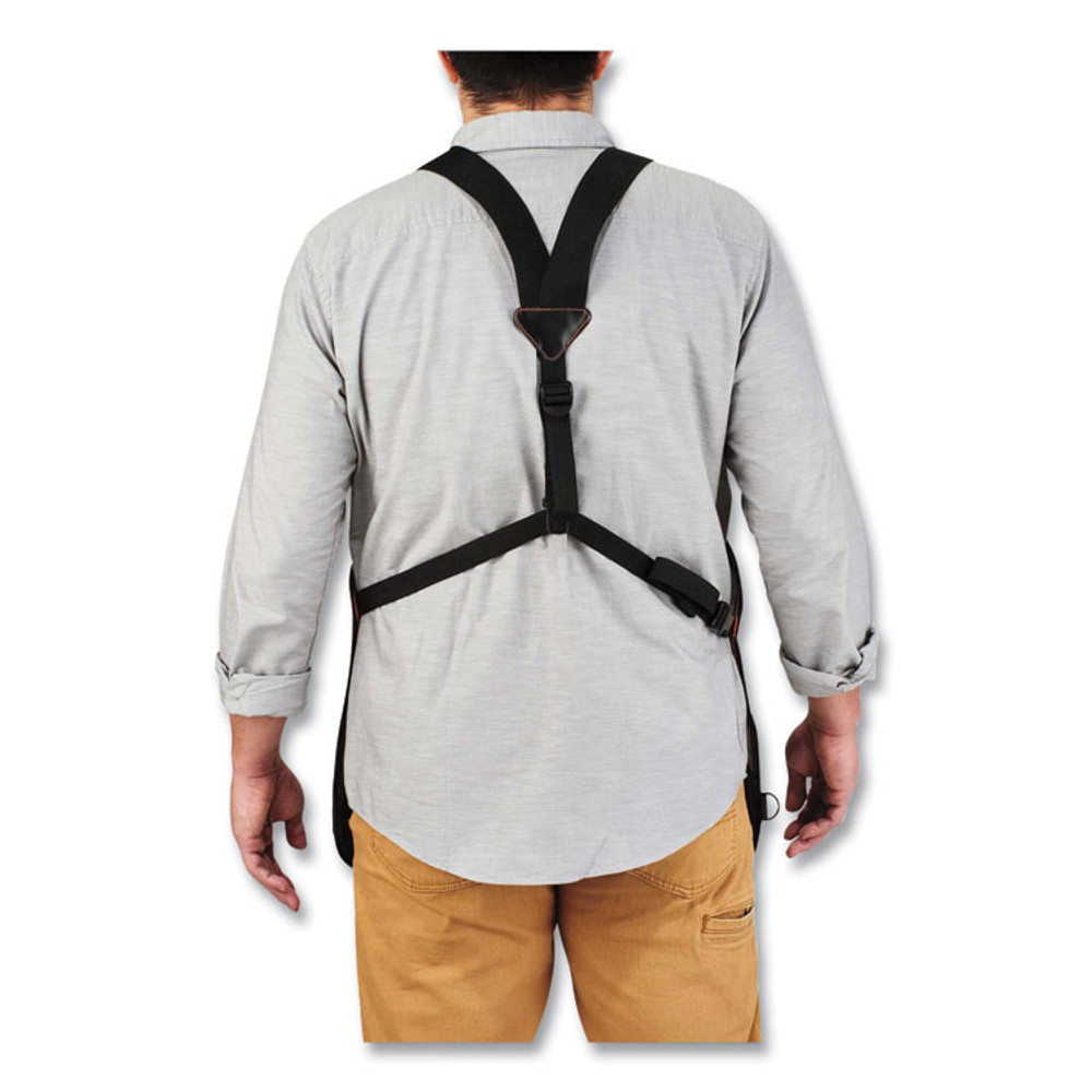 TENACIOUS HOLDINGS, INC. ergodyne® 13694 Arsenal 5704 Canvas Tool Apron, 22 Compartments, 25.5 x 28, Canvas, Gray