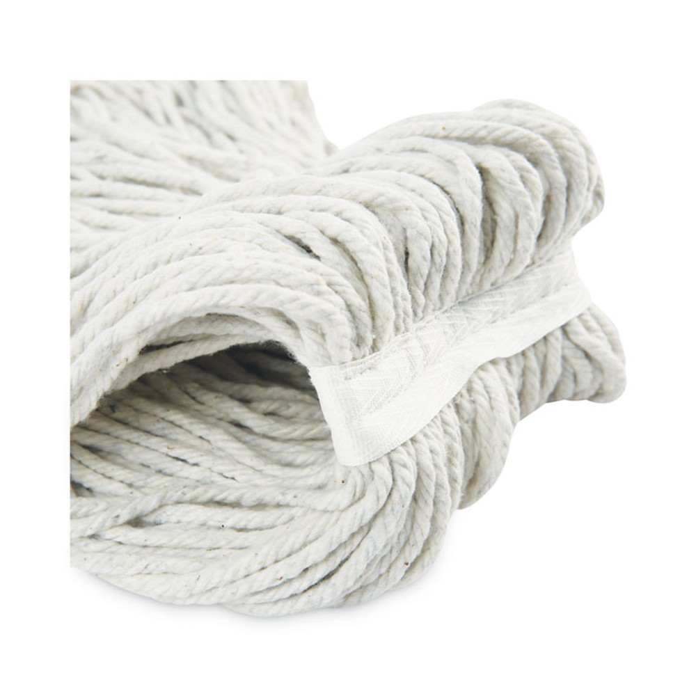 BOARDWALK 2024CCT Cut-End Wet Mop Head, Cotton, No. 24, White 12/Carton