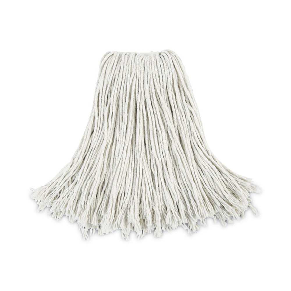 BOARDWALK 2024CCT Cut-End Wet Mop Head, Cotton, No. 24, White 12/Carton