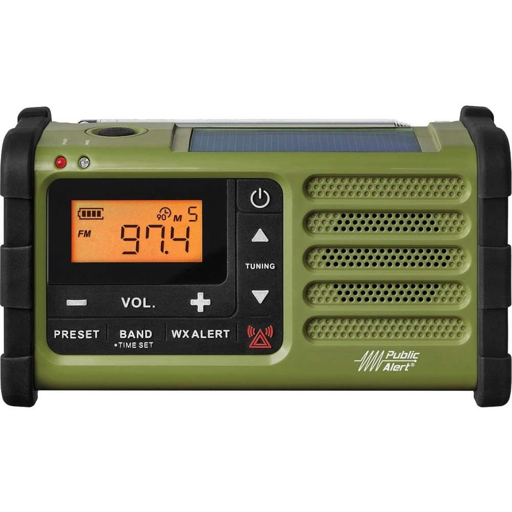 SANGEAN AMERICA, INC. Sangean SG-112  FM / AM / Weather / Handcrank / Solar / Emergency Alert Radio - For Weather, Emergency with NOAA All Hazard - AM/FM - 7 Weather - 400 mW - Handheld