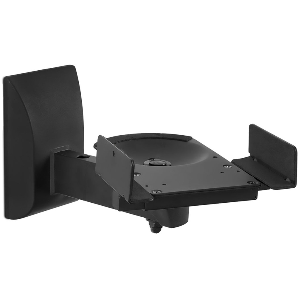 TRANSFORM PARTNERS LLC MI-SB37 Mount-It! MI-SB37 Speaker Wall Mounts With Sliding Clamps, 5-1/2inH x 11-1/8inW x 11inD, Black, Set Of 2 Mounts