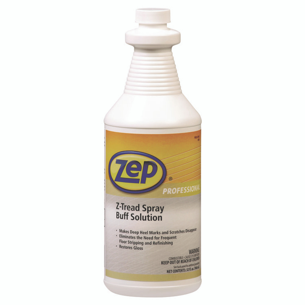 ZEP INC. Professional® 1041424 Z-Tread Buff-Solution Spray, Neutral, 1 qt Bottle