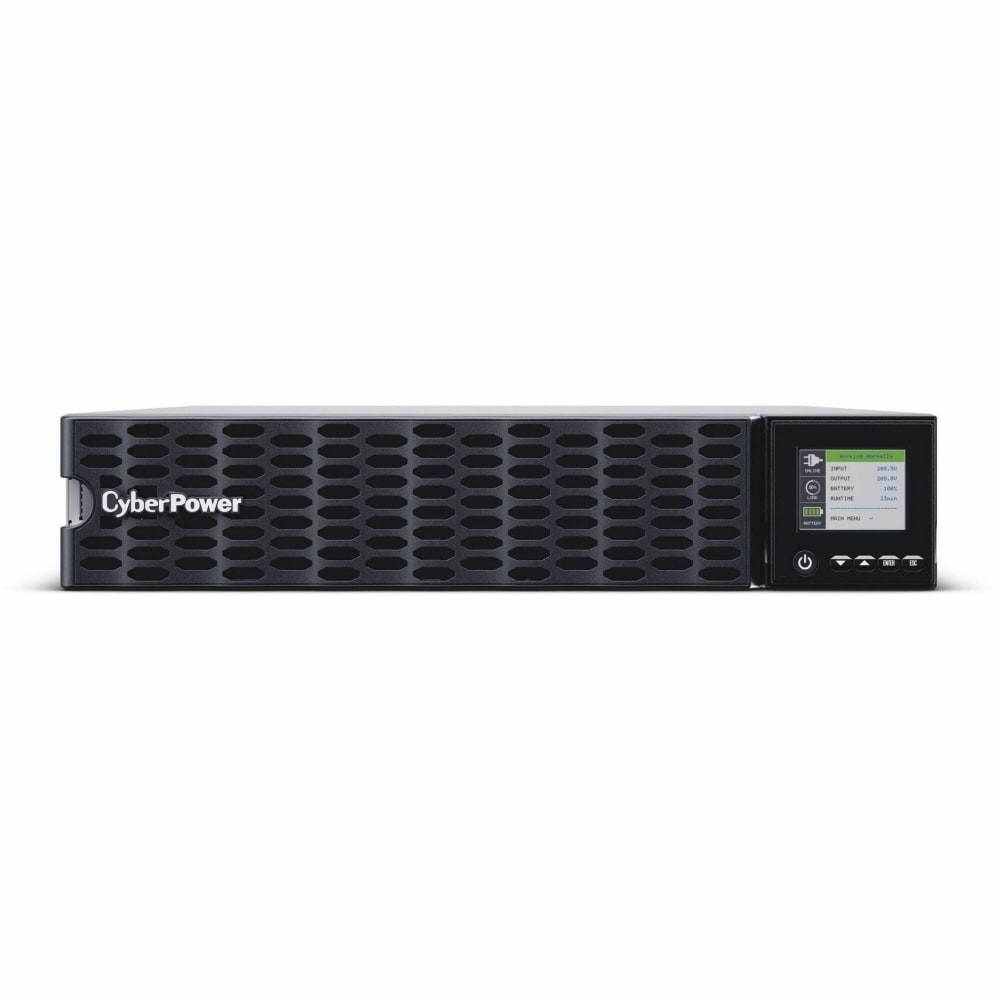 CYBERPOWERPC OL5KRTHD CyberPower OL5KRTHD Smart App Online UPS Systems - 5000VA/5000W, 200 - 240 VAC, Hardwire Terminal (NEMA L6-30P power cord included), 2U, Rack / Tower, Sine Wave, 4 Outlets, LCD, PowerPanel Business, $300000 CEG, 3YR Warranty