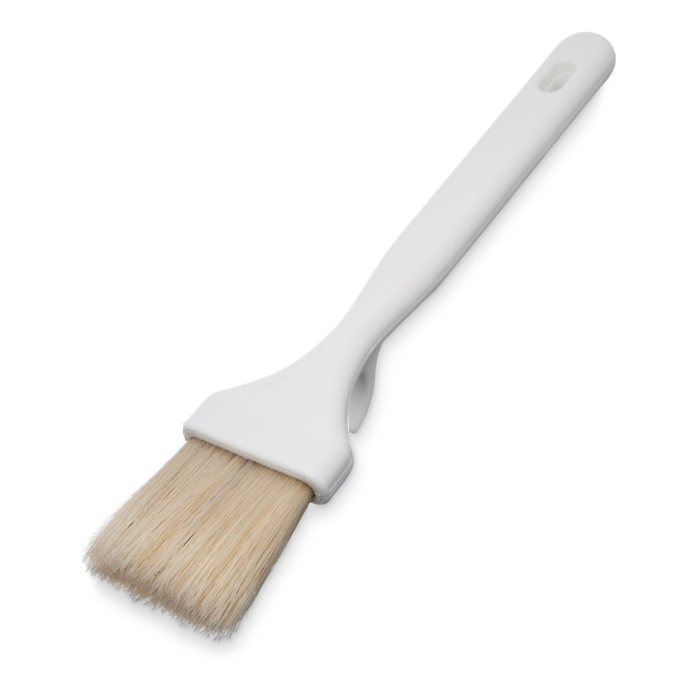 CARLISLE SANITARY MAINTENANCE PRODUCTS CL4037800 Carlisle Sparta Meteor Pastry/Basting Brushes, 2in, White, Pack Of 12 Brushes