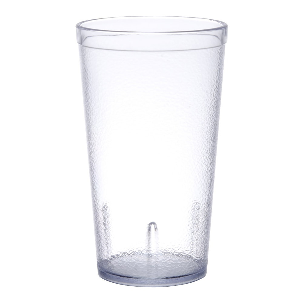 CARLISLE FOODSERVICE PRODUCTS, INC. Carlisle CL521207  Stackable SAN Plastic Tumblers, 12 Oz, Clear, Pack Of 72
