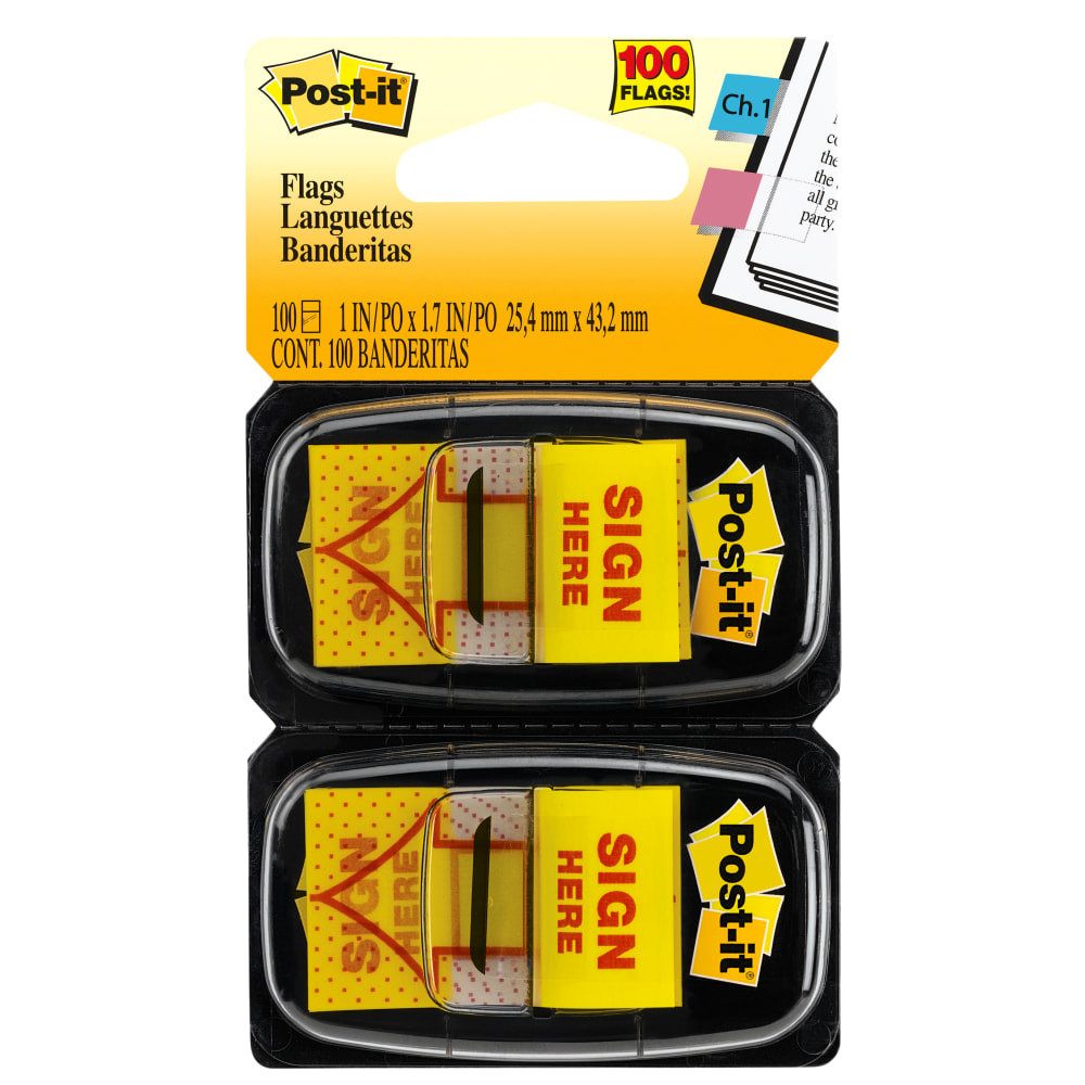 Find it fast with Post-it Flags. They make it simple to mark, flag or highlight important information. They stick securely, remove cleanly and come in a wide variety of colors. Draw attention to critical items or use them to index, file or color code your work, either at home, work or in the classroom.  Flags make it simple to mark and highlight important information.  Ideal for marking documents without writing on them.  Use to draw attention to critical items, organize files or color-coding.  Make it simple to request action.  Sticks securely, removes cleanly.  The dispenser keeps flags organized and easy to find.  Organize with Post-it Flags to make this year your finest performance.