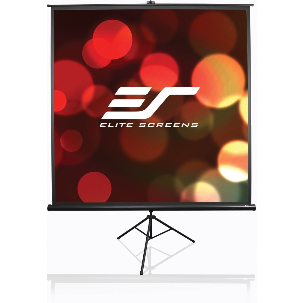 ELITE SCREENS INC. Elite Screens T100UWV1  Tripod Series - 100-INCH 4:3, Portable Pull Up Home Movie/ Theater/ Office Projector Screen, 8K / ULTRA HD, 2-YEAR WARRANTY, T100UWV1in