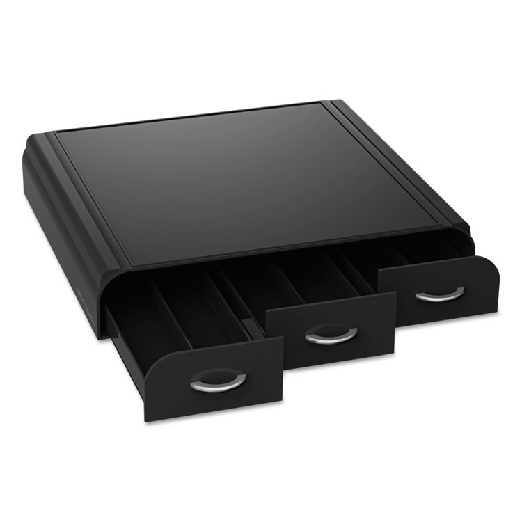 EMS MIND READER LLC TRY01-BLK Anchor 36 Capacity Coffee Pod Drawer, 13.46 x 12.87 x 2.72, Black