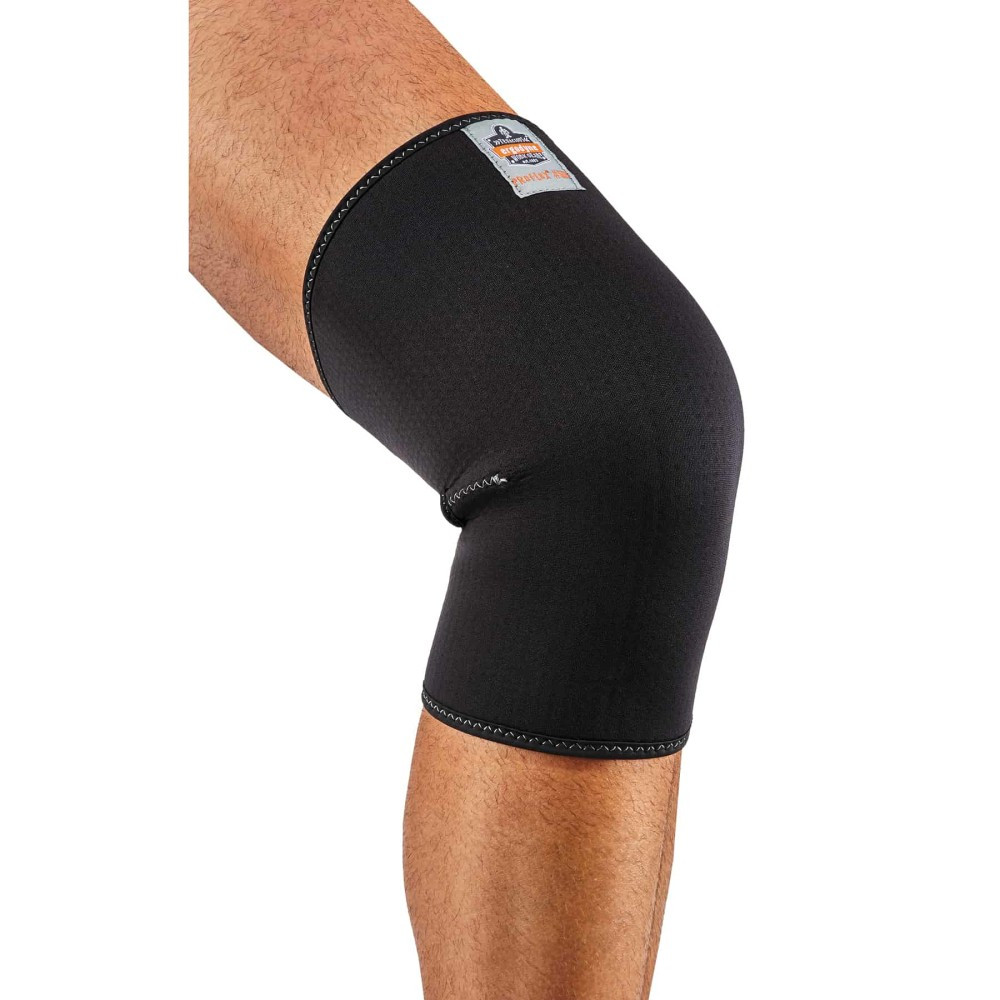 ERGODYNE CORPORATION 16502 Ergodyne Proflex 600 Knee Sleeve, Single Layer, Small, Black