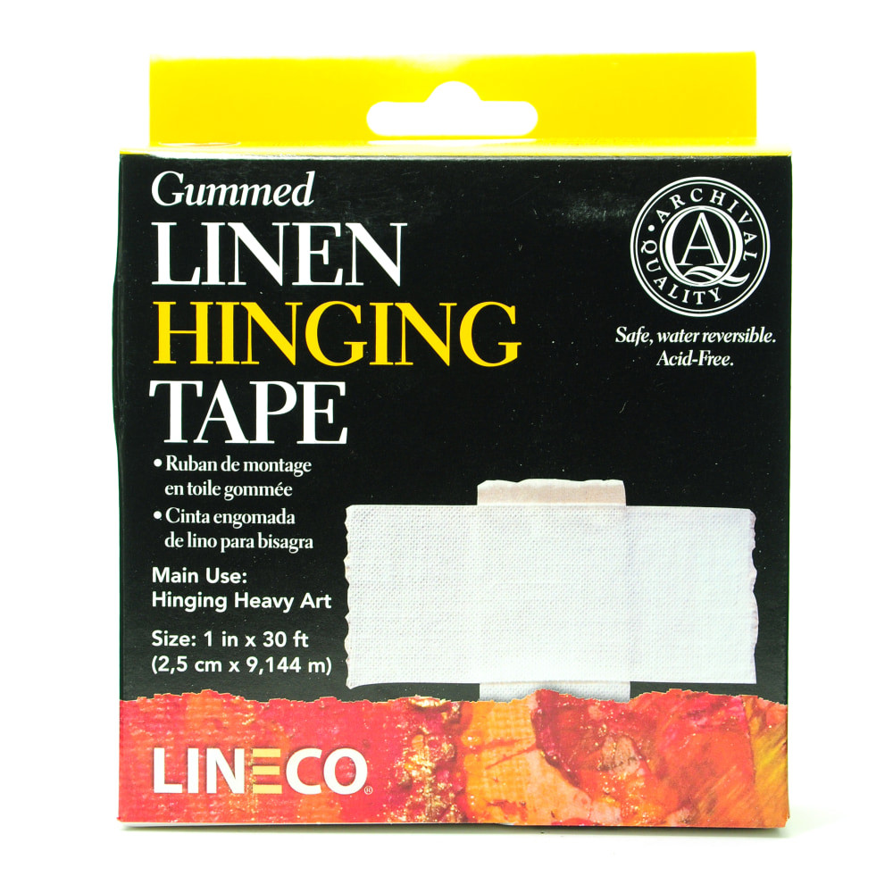 UNIVERSITY PRODUCTS, INC. L533-1025 Lineco Gummed Linen Tape, 1in x 360in, White