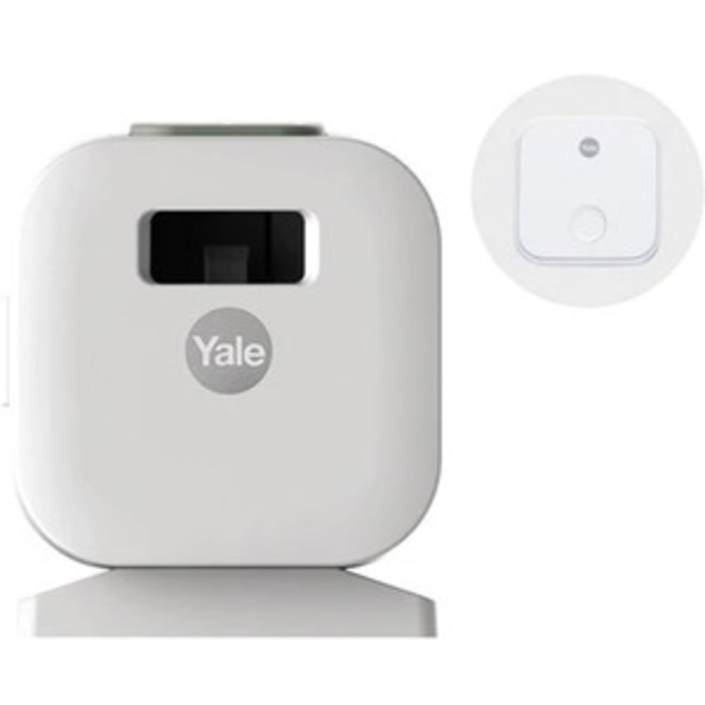 YALE SECURITY Yale YRCB-490-CB1-WSP  Smart Cabinet Lock + Connect Wi-Fi Bridge - White