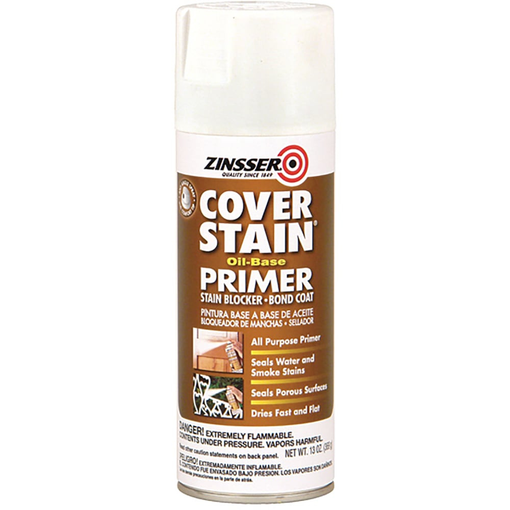 ZINSSER CO. INC. 3608 Zinsser Cover Stain Oil Base Primer, 13 Oz, Case Of 6 Bottles