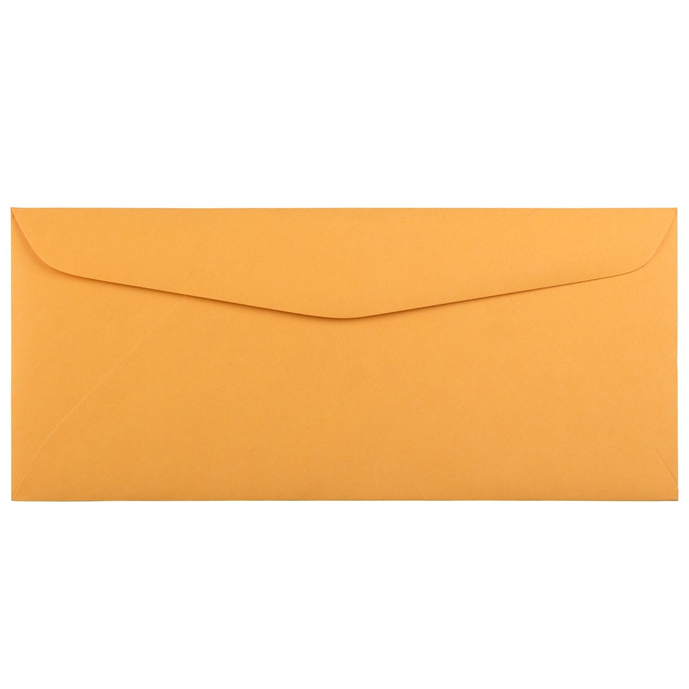 JAM PAPER AND ENVELOPE 80762H JAM Paper Booklet Commercial-Flap Envelopes, #12, Gummed Seal, Brown Kraft, Pack Of 500 Envelopes