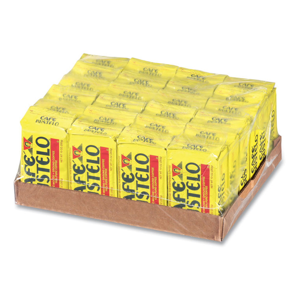 KEURIG DR PEPPER Café Bustelo 01720CT Coffee, Espresso, 10 oz Brick Pack, 24/Carton