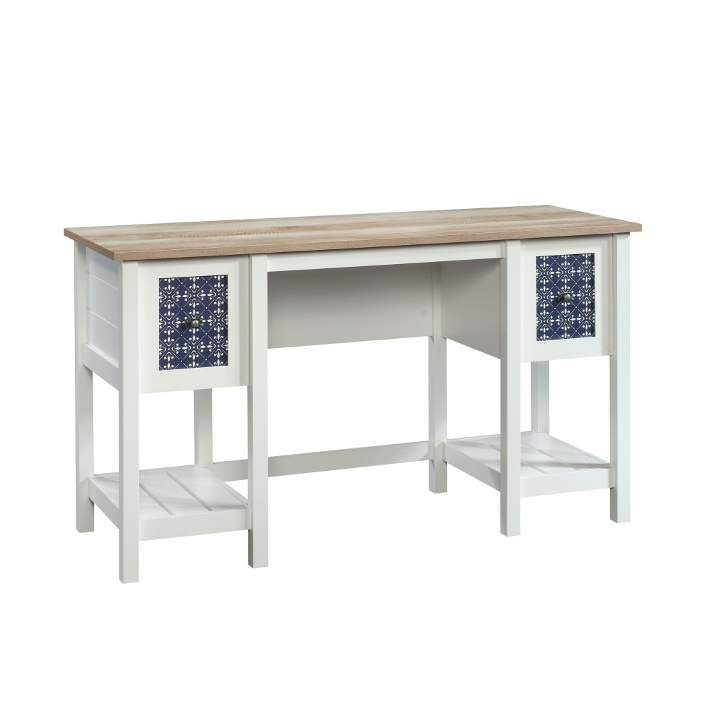 SAUDER WOODWORKING CO. 424152 Sauder Cottage Road 54inW Computer Desk, 54inW, Soft White