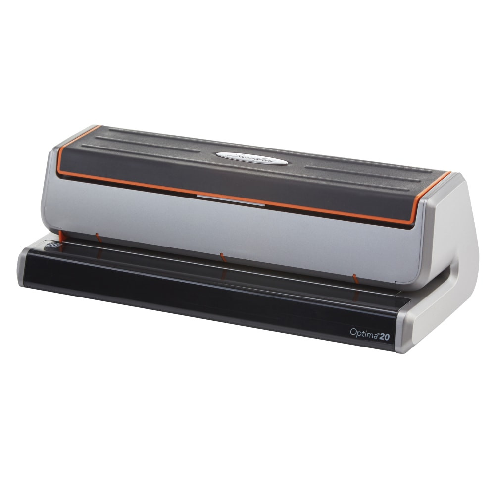 ACCO BRANDS USA, LLC A7074520 Swingline Optima 20 Electric Punch, Black/Silver