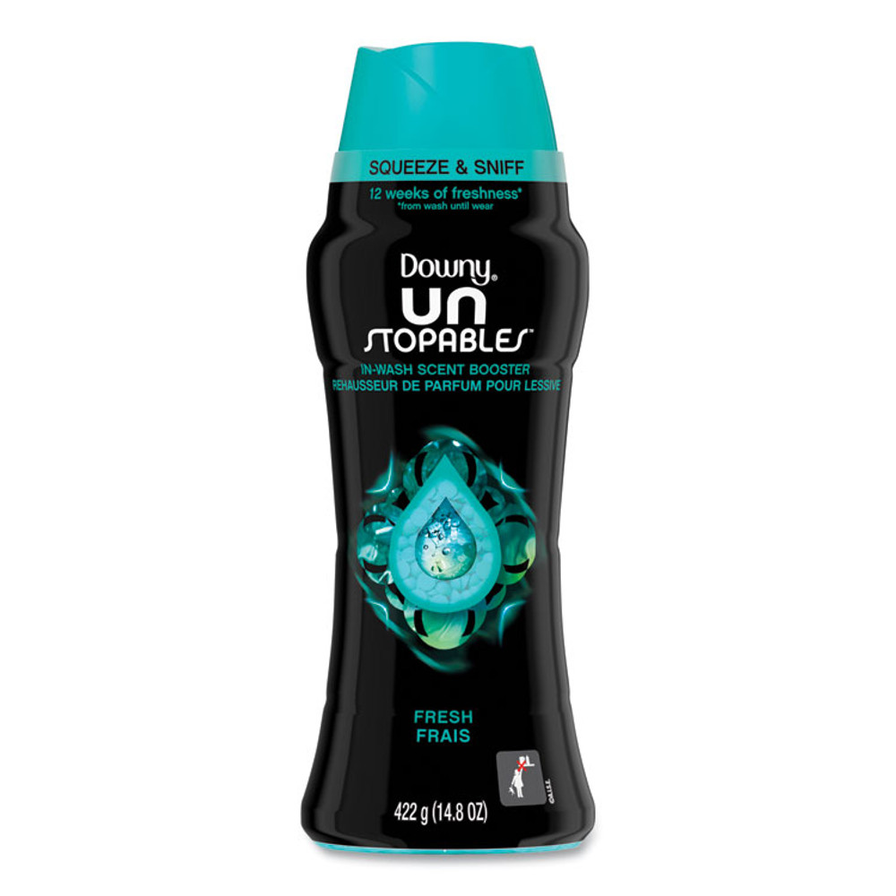 PROCTER & GAMBLE Downy® 85302 Unstopables In-Wash Scent Booster Beads, Fresh Scent, 14.8 oz Canister