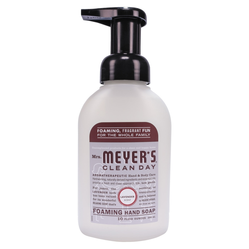 SC JOHNSON PROFESSIONAL Mrs. Meyer's Clean Day 662031 Mrs. Meyers Clean Day Foam Hand Soap, Lavender Scent, 10 Oz, Carton Of 6 Bottles