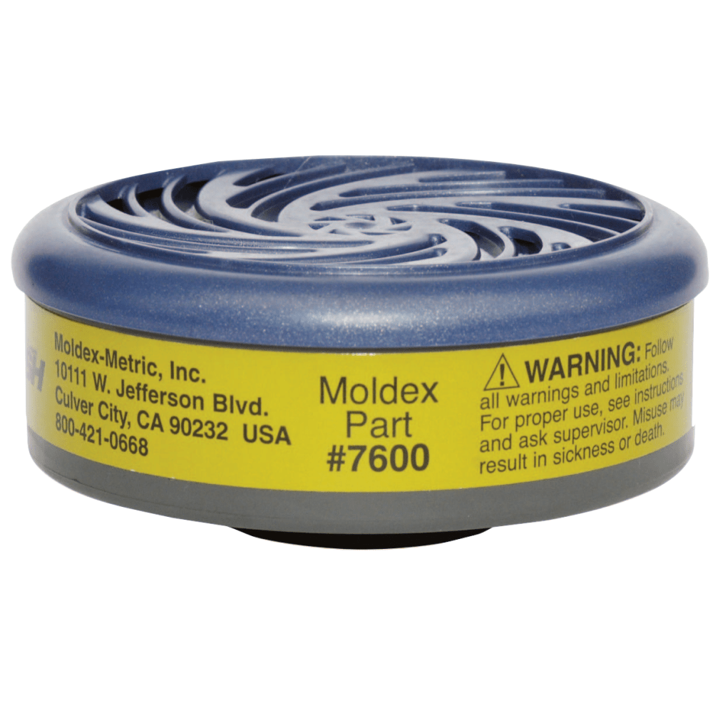 MOLDEX-METRIC INC. Moldex 7600  7600 Multi-Gas/Vapor Smart Cartridge, Black