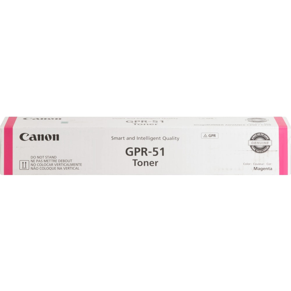 CANON USA, INC. GPR51M Canon GPR-51 Original Laser Toner Cartridge - Magenta - 1 Each - 21500 Pages