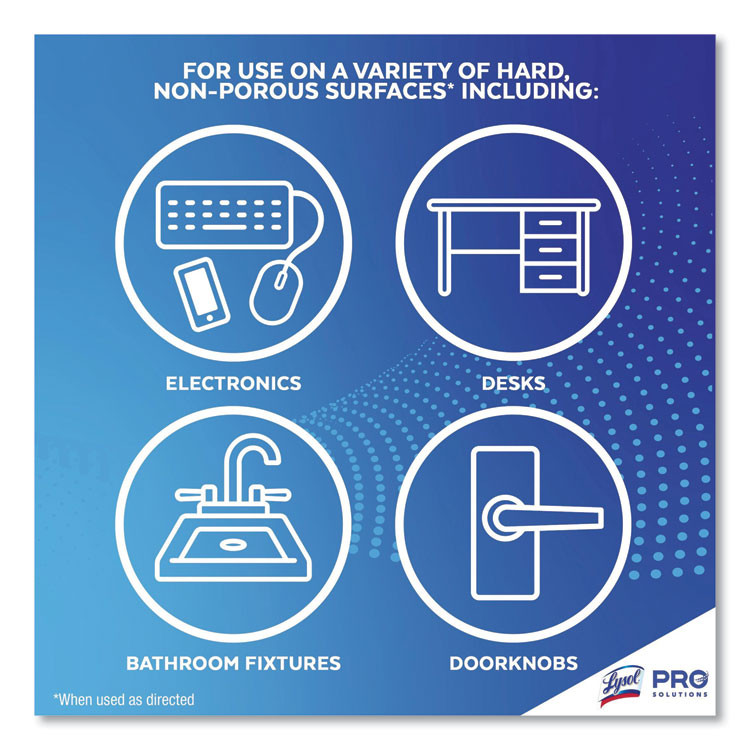 RECKITT BENCKISER LYSOL® Brand 97181EA Disinfecting Wipes, 1-Ply, 7 x 7.25, Mango and Hibiscus, White, 80 Wipes/Canister