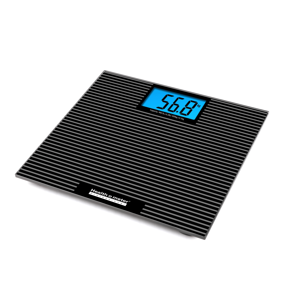 PELSTAR LLC 810KL Health o Meter Digital Glass Scale - 440 lb / 180 kg Maximum Weight Capacity - Black